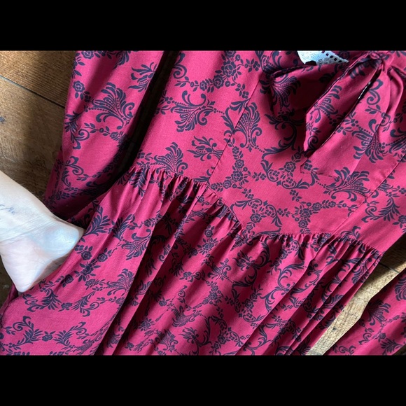 Vintage Gunne Sax prairie collar dress size 9 - Picture 6 of 14